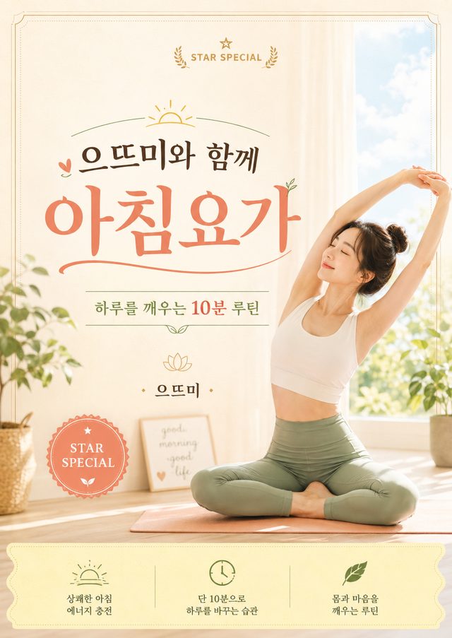 으뜸미와 함께 아침요가